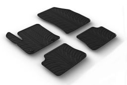 Car mats Peugeot 208 II 2019-> 5-door hatchback set anti-slip Rubbasol rubber (peu428fr) (1)